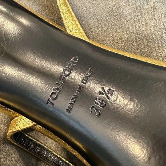 Tom ford gold lock heels - Picture 10 of 16